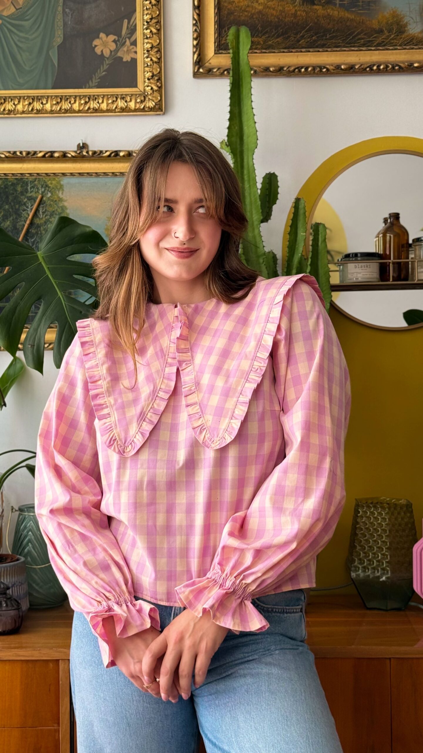 20 koszula w kratkę z dużym kołnierzem to moje