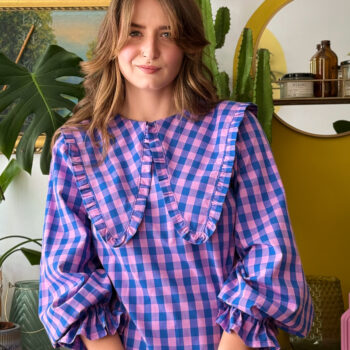 kolorowa koszula w kratkę z kołnierzem to moje