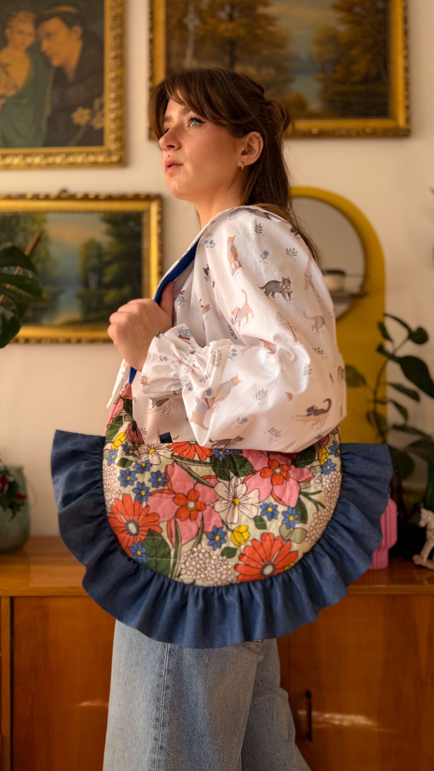 torebka białe kwiaty 1