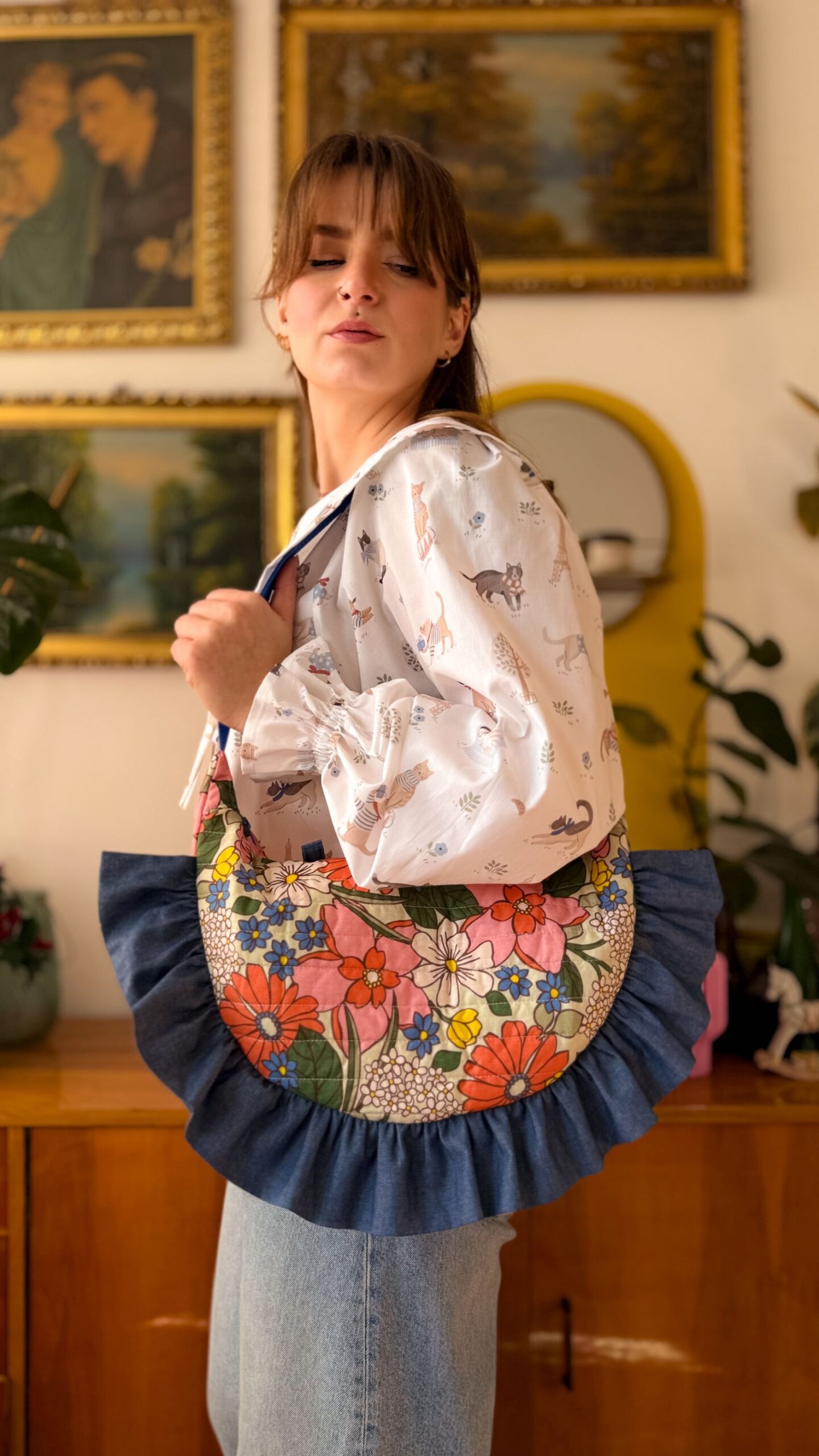 torebka białe kwiaty 2