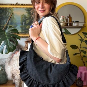 Torebka Rogalik czarna